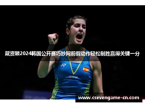 戴资颖2024韩国公开赛巧妙网前假动作轻松制胜赢得关键一分