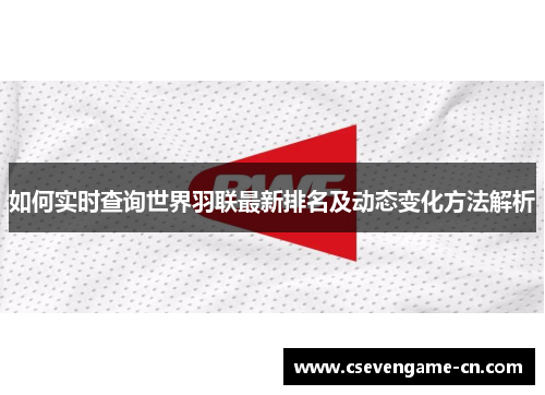 如何实时查询世界羽联最新排名及动态变化方法解析